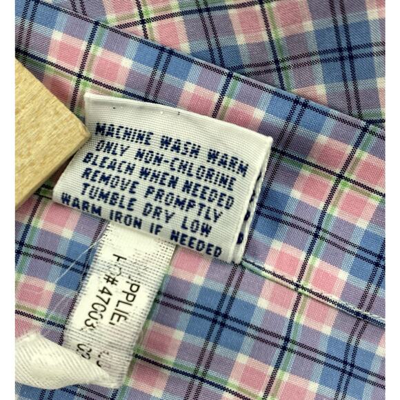 Ralph Lauren Button Down Shirts Mens XXL Blue Plaid Multi Long Sleeve “Read” - Picture 12 of 16